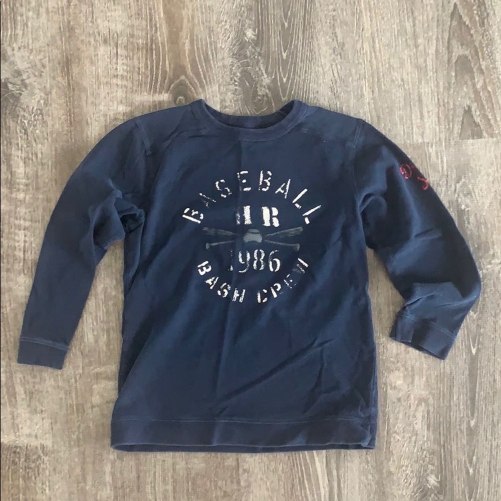 GAP Boys Long Sleeve Baseball Tee